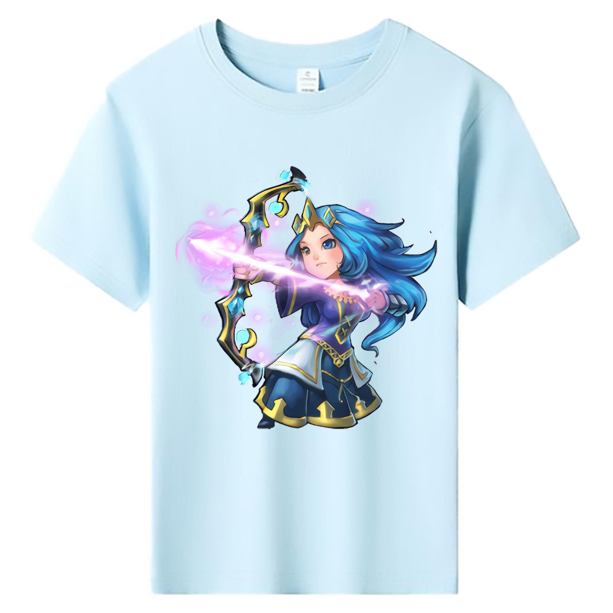 （画像用） リーグ・オブ・レジェンド League of Legends LOL 綿100％キッズTシャツ（フロントプリント）